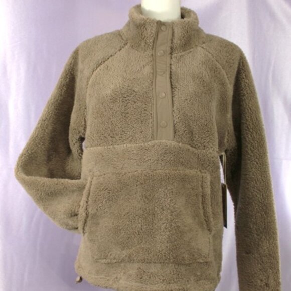 Bearpaw Outdoors Sherpa Fleece Pullover Women’s Large Kangaroo Pocket - Picture 2 of 13